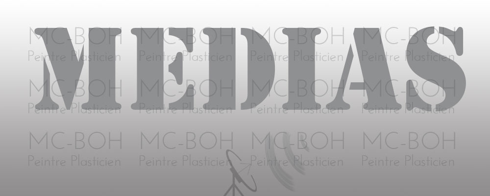 Medias sur MCBOH peintre plasticien Marie Claude Bohnenblust Lenglart