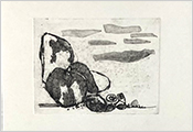 Gravure par MCBOH peintre plasticien Marie Claude Bohnenblust Lenglart