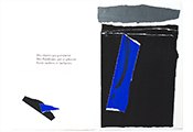 Peinture collage papier déchiré par Marie-Claude Bohnenblust Lenglart Peintre Plasticien